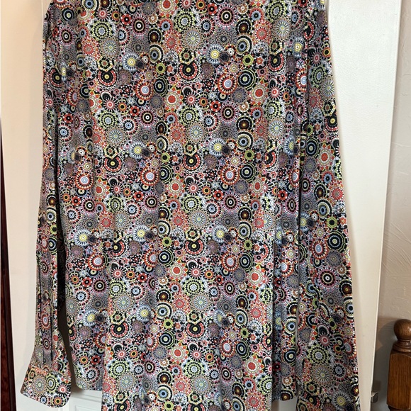 7camice Italian Shirt in  Colorful Geometric Button Down Shirt - Picture 2 of 7